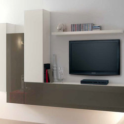 Italian Wall Unit Logika LK15 by Spar - $1,955.00 - Entertainment Centers And Tv Stands