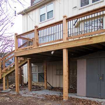 Brown - Pressure treated deck in Kansas City
