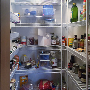 Small pantry with cut-off corner - before