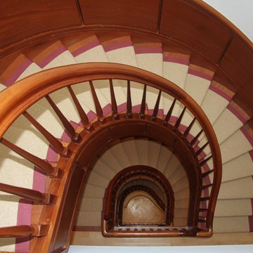 Custom Curved Wide Binding Sisal Runners