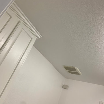Water damage laundry room