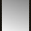 46"x75" Custom Framed Mirror, Dark Brown