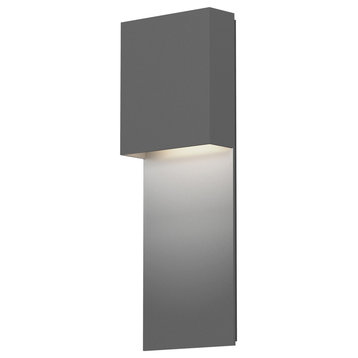 Sonneman 7106-WL Flat Box 17" Tall Integrated LED Outdoor Wall - Textured Gray