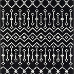 Unique Loom - Rug Unique Loom Moroccan Trellis Black Rectangular 4'0x6'0 - With pleasant geometric patterns based on traditional Moroccan designs, the Moroccan Trellis collection is a great complement to any modern or contemporary decor. The variety of colors makes it easy to match this rug with your space. Meanwhile, the easy-to-clean and stain resistant construction ensures it will look great for years to come.