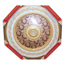 Udecor - BRRD-16-016LS Michelangelo Medallion, Piece - Molding And Millwork