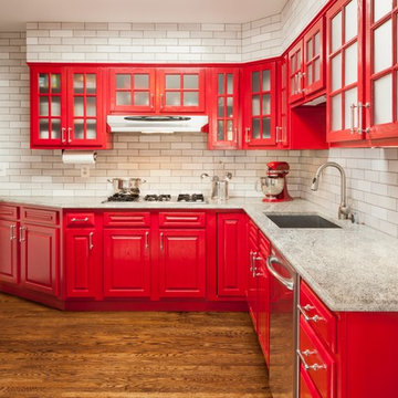 Rustic Brick Blend in San Francisco Kitchen