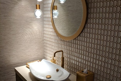 A Study in Textures - Powder Room