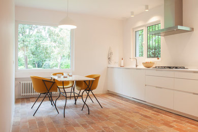 una cocina abierta al jardín