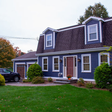 James Hardie Deep Ocean Blue Siding in North Haven, CT