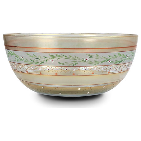 Mosaic Gold Garland 11" Bowl