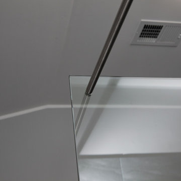 DARK GRAY TILE EXPANDED SHOWER