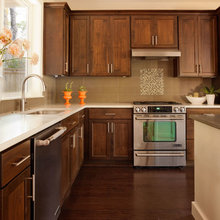 medium wood kitchen