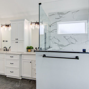 Timeless Primary Bathroom Remodel - Olathe, Kansas