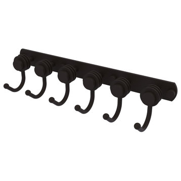Mercury 6 Position Dotted Accent Tie and Belt Rack, Oil Rubbed Bronze