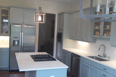 Example of a kitchen design in Houston