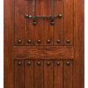 Mahogany Rustic Knotty Door, 32"x96"x1.75"