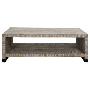 Bosk White Washed Coffee Table