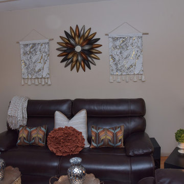 Metallic Living Room
