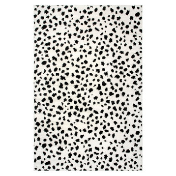 nuLOOM Brooks Leopard Print Contemporary Area Rug, Beige 5'x8'