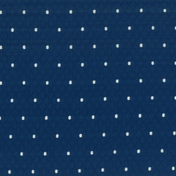 ROTH & TOMPKINS TEXTILES - Cobblestone Fabric, Cobalt, 54''x36'' - Upholstery Fabric