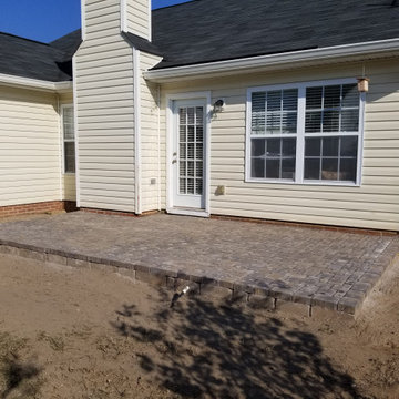 Paver Patios, Retaining Walls, Columns, Full Landscape Projects at Various Homes