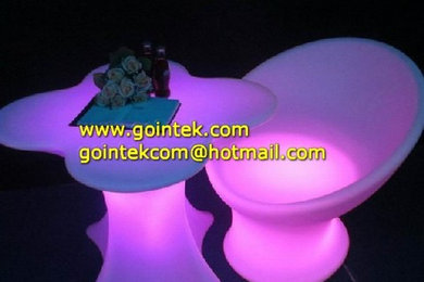 Glowing led bar table