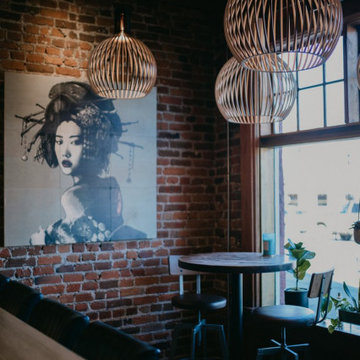 Modern Downtown Sushi Restaurant Design: Tahk Omakase