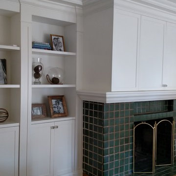 Built-In White Cabinet