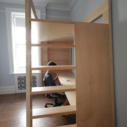 Maple loft bed with desk - Products