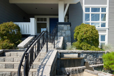 This is an example of a traditional landscaping in Vancouver.