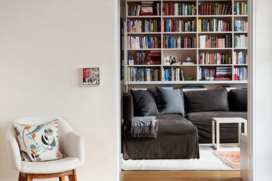 Example of a 1960s living room design in Philadelphia