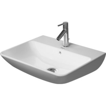 Duravit 2335600030 ME by Starck 23 5/8" Wall Mount Bathroom Sink with Overflow