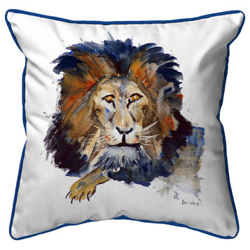Lion Large Indoor/Outdoor Pillow 18x18