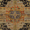 Oriental Weavers Sphinx Andorra 7138B Rug, Gold/Gray, 1'10"x3'2"
