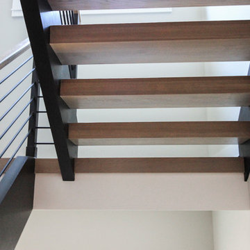 Project #52 | Minimalist Open Riser Stairway