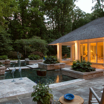 Great Falls Contemporary Water Feature