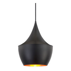 Piquito, 1-Light Pendant, Black