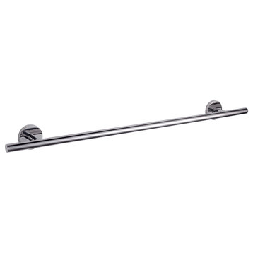 Bagno Nera Stainless Steel 30" Towel Bar, Chrome