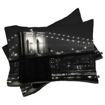 Deny Designs Leonidas Oxby Brooklyn Bridge 125 Pillow Shams, King