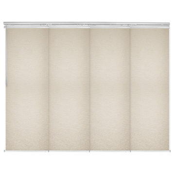 Natalia 4-Panel Track Extendable Vertical Blinds 48-88"W