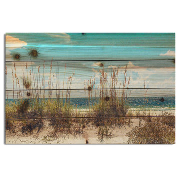 "Sand Dunes" Wall Art Photograph on Wood, 12x18