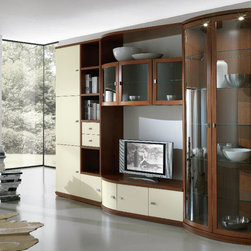 Modern Italian Wall Unit Trend 213 by Artigian Mobili - $5,925.00 - Entertainment Centers And Tv Stands