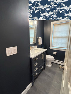 Hale Navy Bathroom Design Dilemma