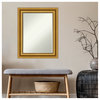 Parlor Gold Petite Bevel Wall Mirror 23.75 x 29.75 in.