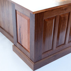 Mesquite and Walnut Executive Desk - Products