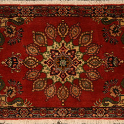 Persian Tabriz rug 2'1 X 2'11 - Area Rugs