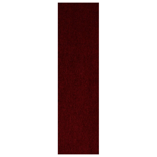 Home Queen Solid Burgundy Color Custom Size Runner 3'x40', Area Rug