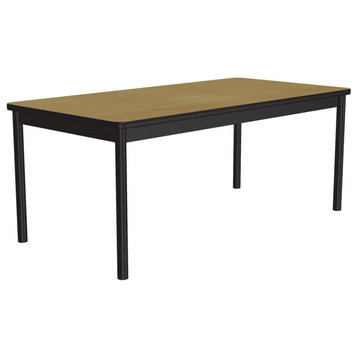 Correll 30"W x 48"D High Pressure Library Table in Fusion Maple