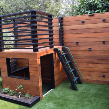 Mid-Century Modern Backyard - Oakland