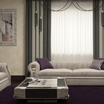 Living room in Vismara style